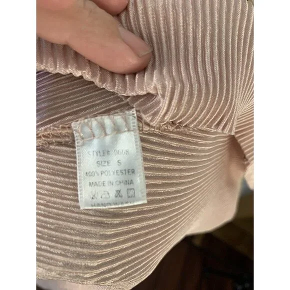 (E-150) Fashion nova womens sleep dress Size S pink color short sleeves - Picture 8 of 8